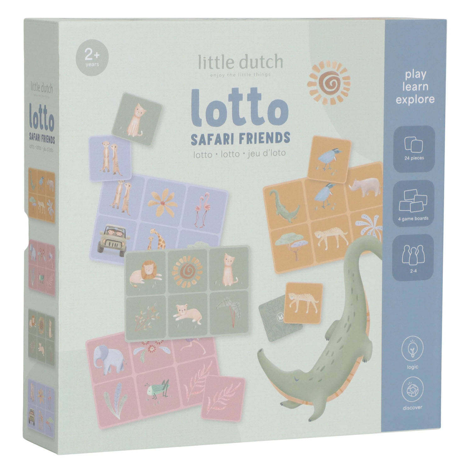 Little Dutch Lotto Spel Safari Friends - FSC