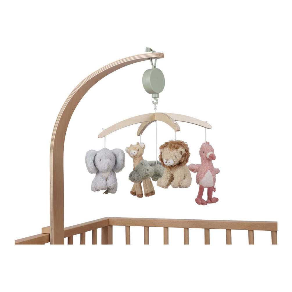 Little Dutch Houten Muziek Mobiel Safari Friends