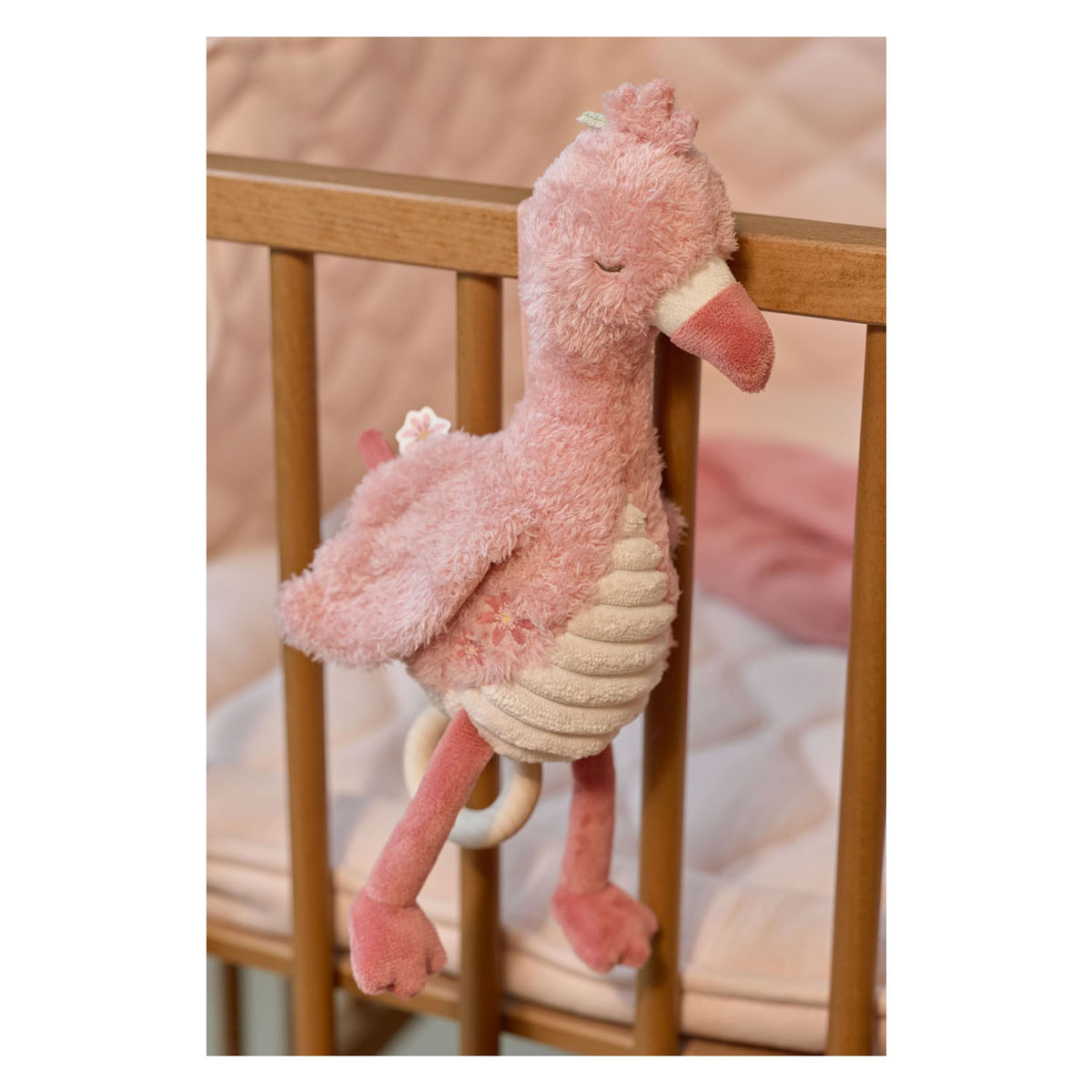 Little Dutch Muziekdoosje Pluche Flamingo Safari Friends