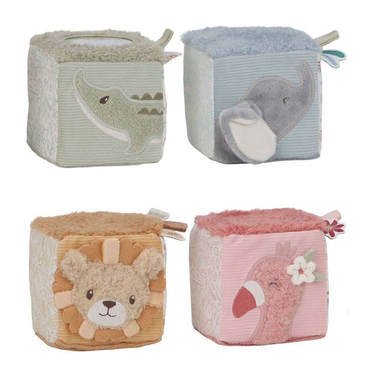 Little Dutch Soft Blocks Safari Friends