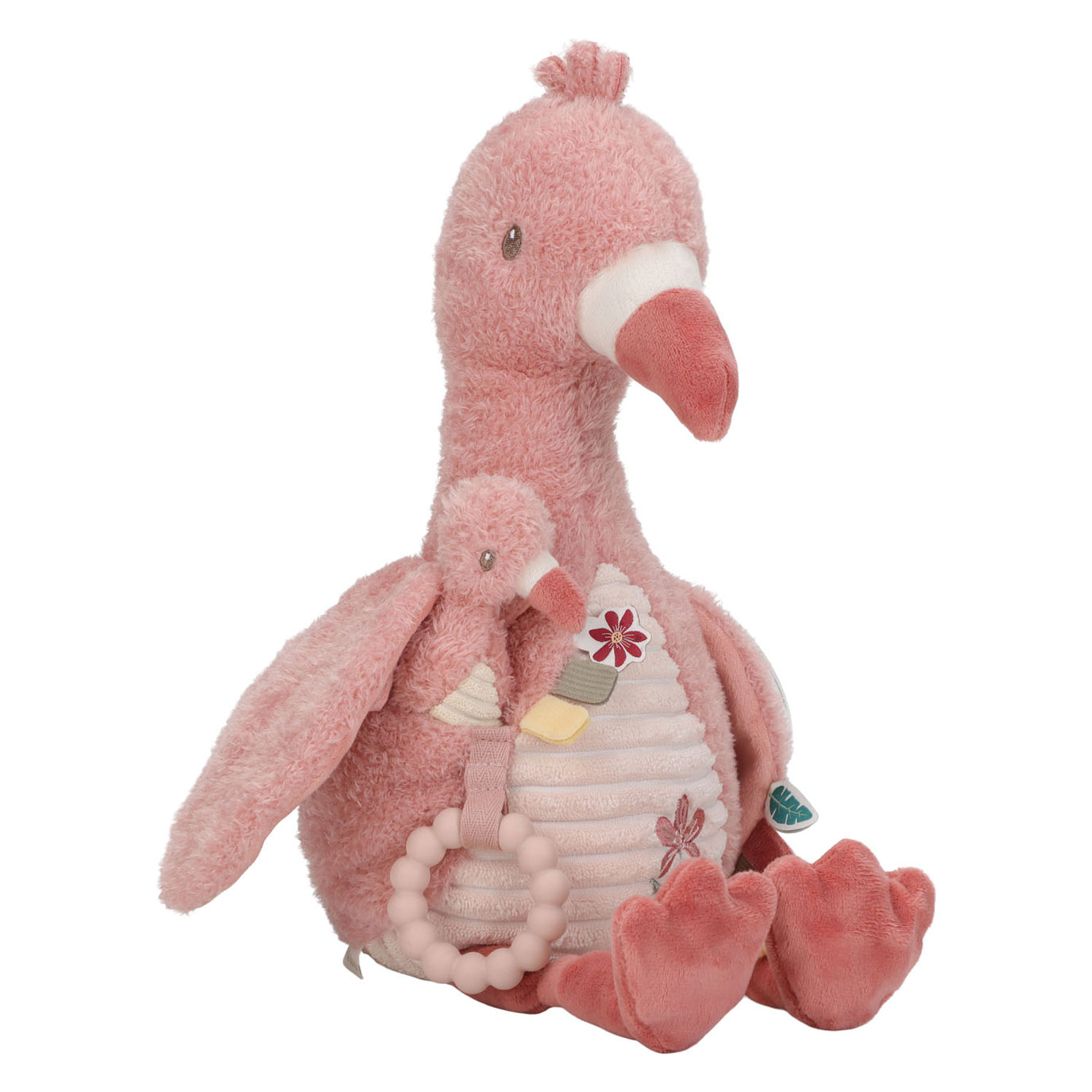 Little Dutch Activiteiten Knuffel Flamingo Safari Friends