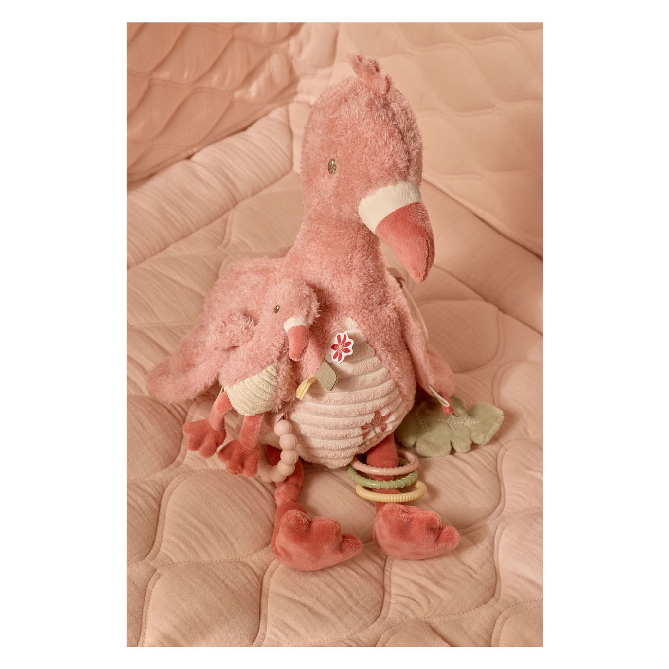 Little Dutch Activiteiten Knuffel Flamingo Safari Friends
