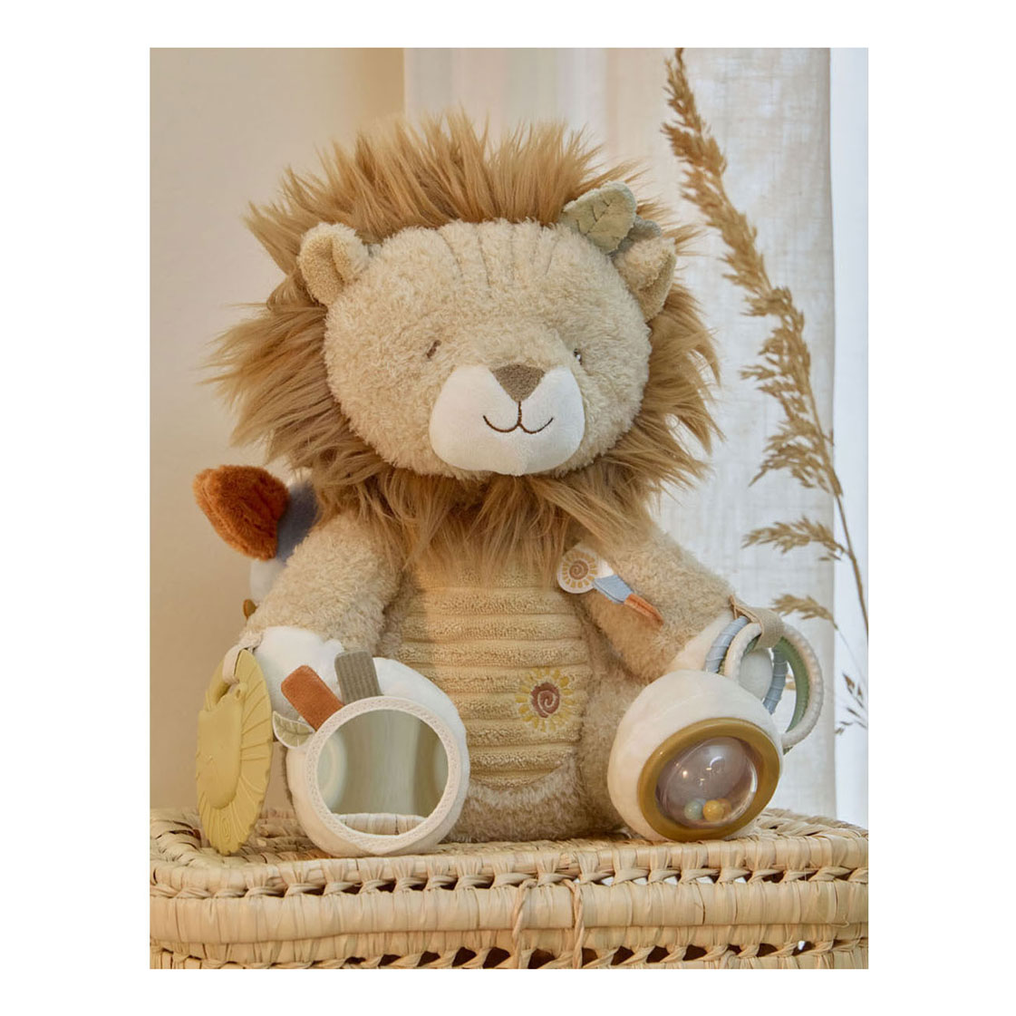 Little Dutch Activiteiten Knuffel Leeuw Safari Friends