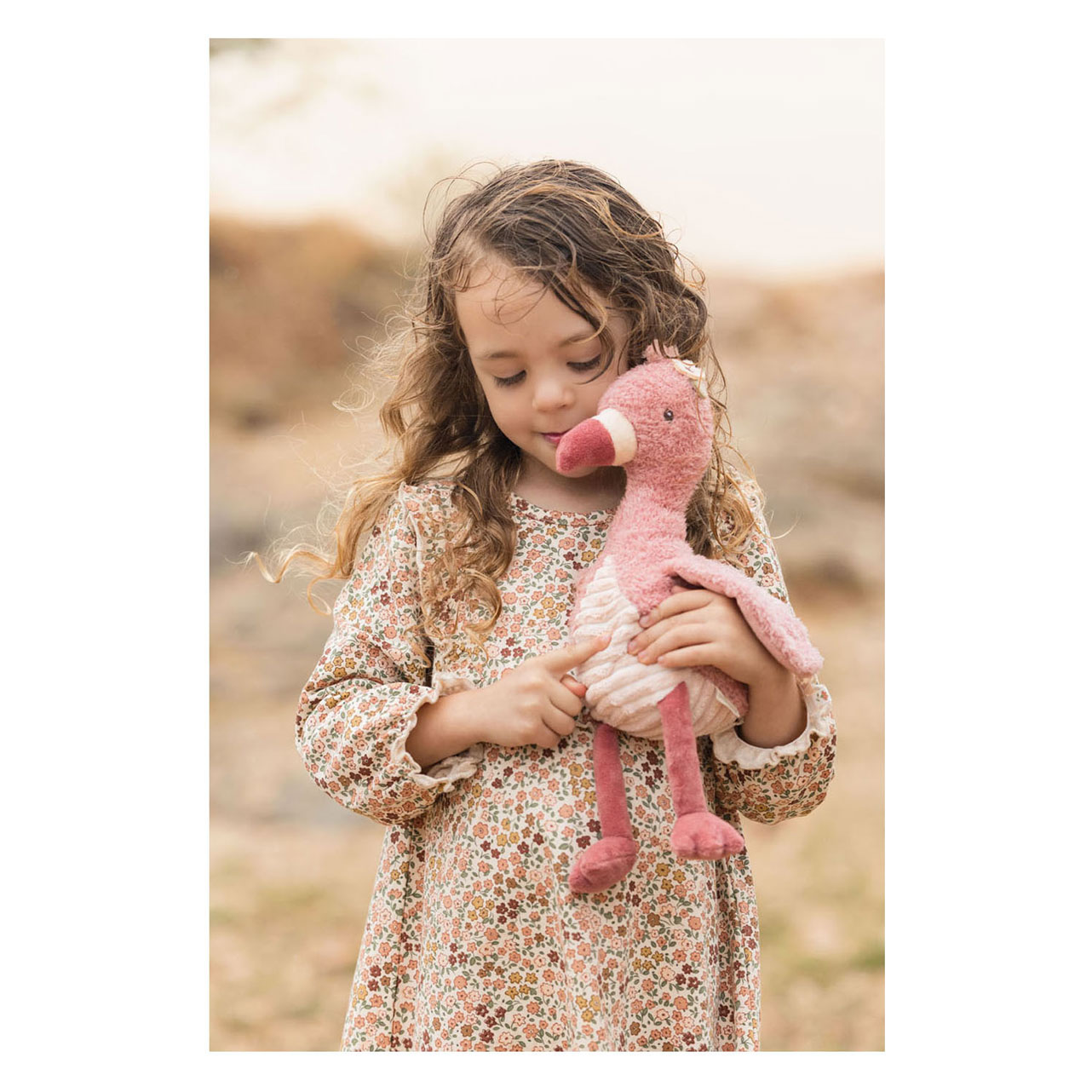 Little Dutch Flamingo groot Safari Friends - 35cm