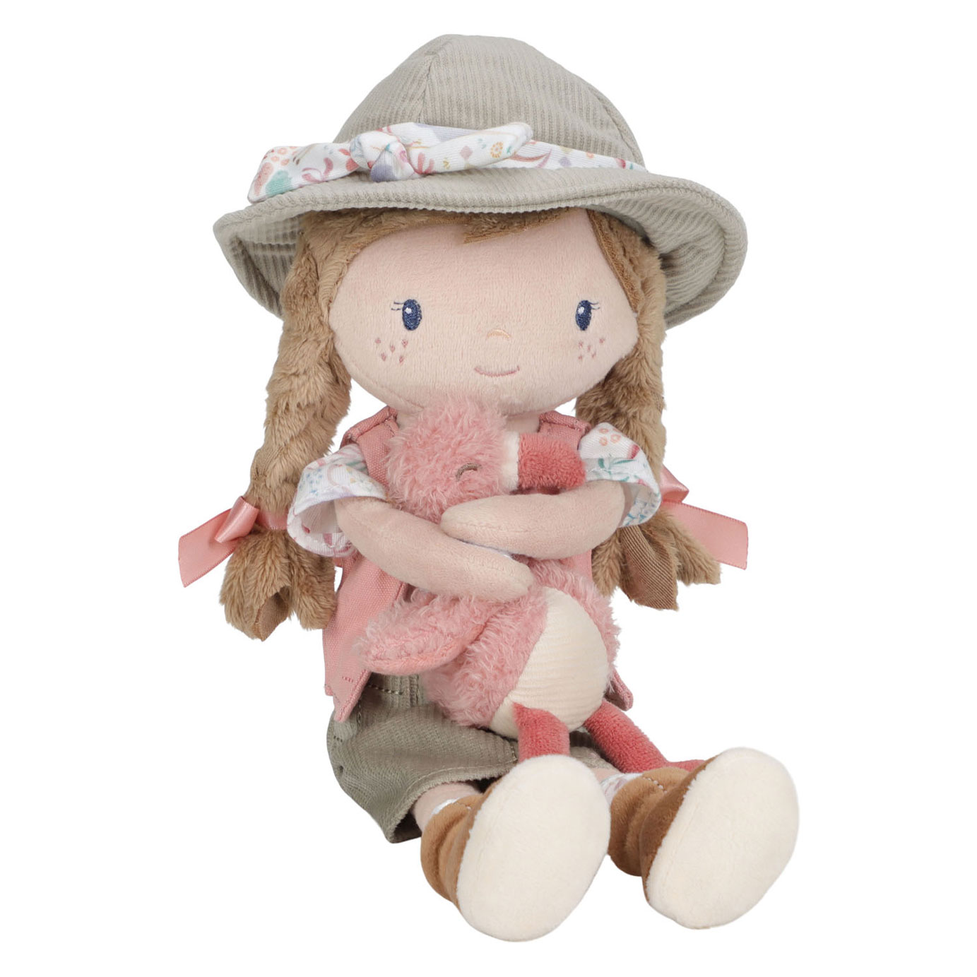 Little Dutch Knuffelpop Ranger Rosa Safari Friends