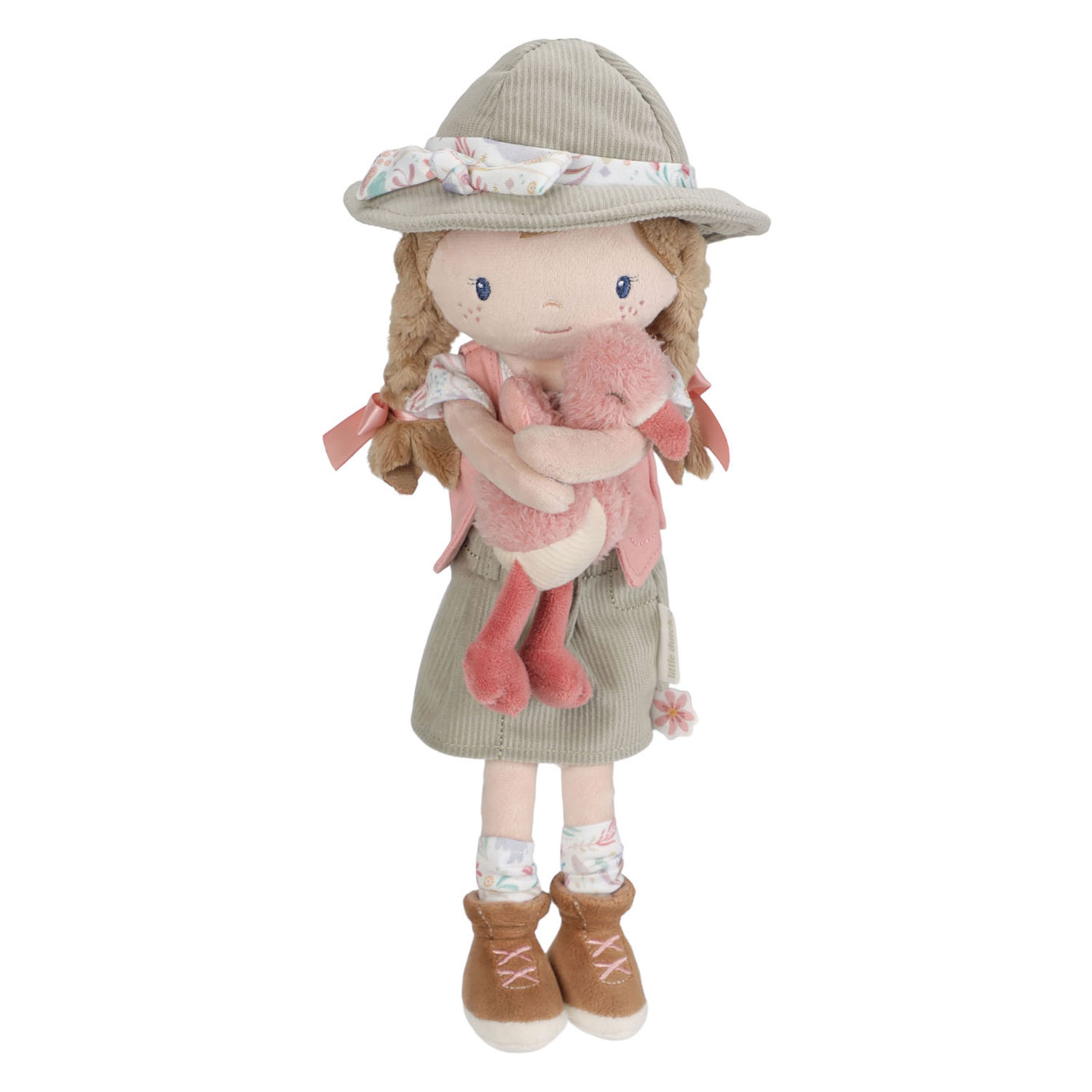Little Dutch Knuffelpop Ranger Rosa Safari Friends