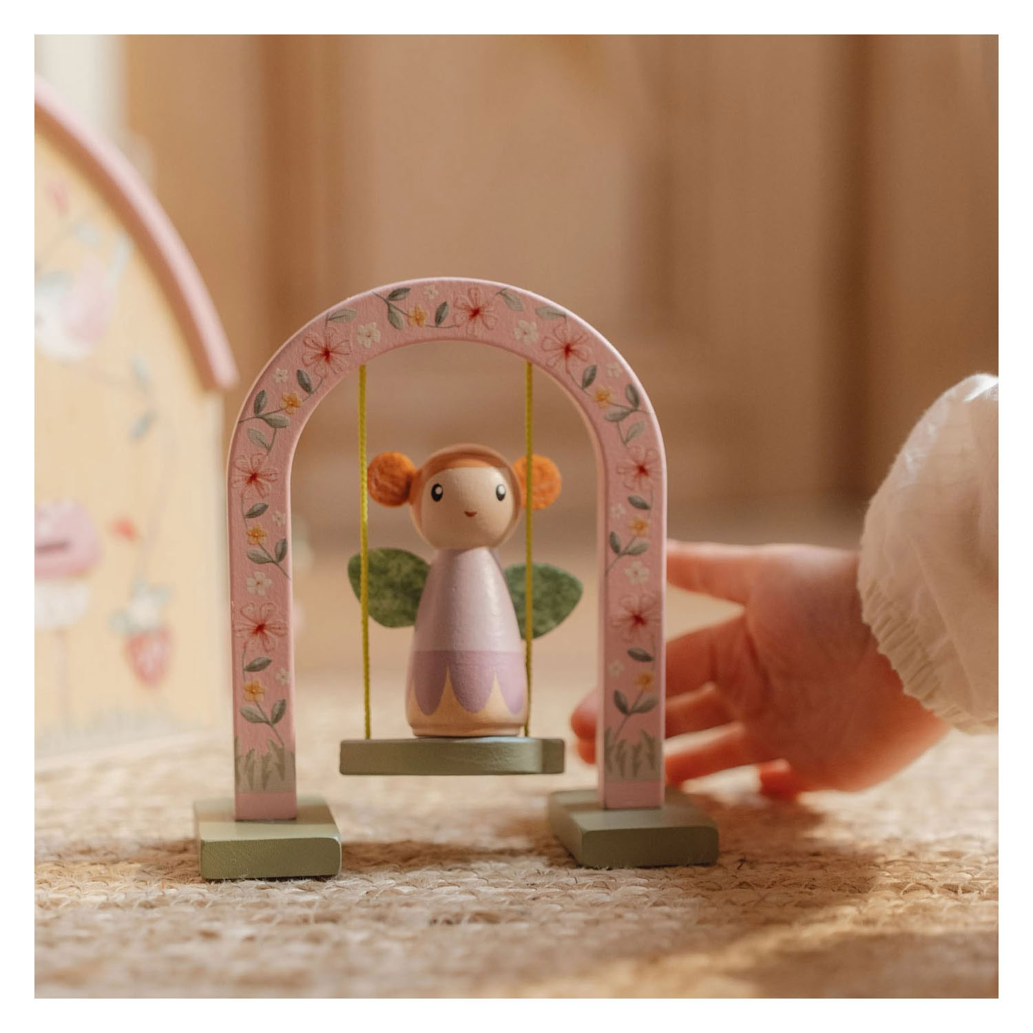 Little Dutch Houten Meeneem Poppenhuis met Accessoires Fairy Garden FSC
