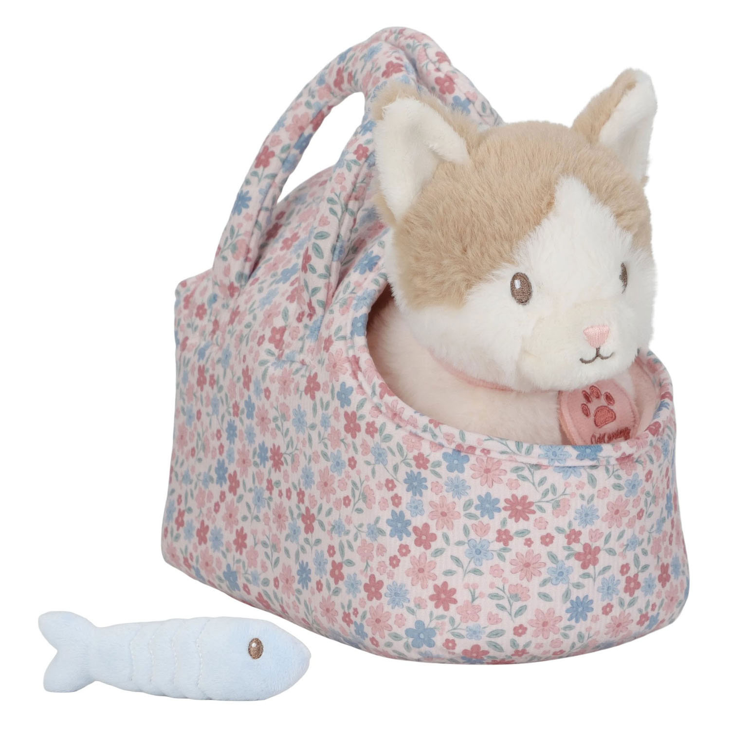 Little Dutch Knuffelkat in mandje GRS