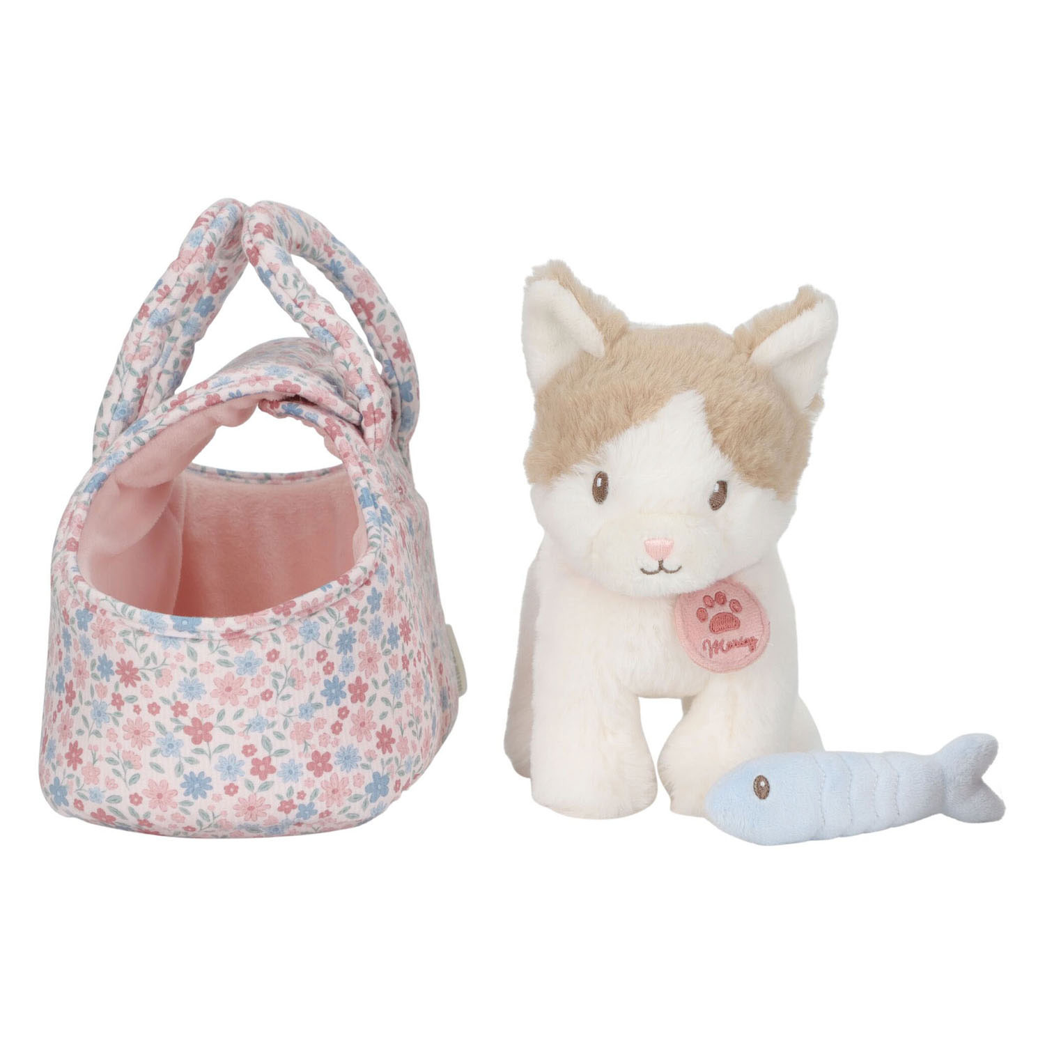 Little Dutch Knuffelkat in mandje GRS