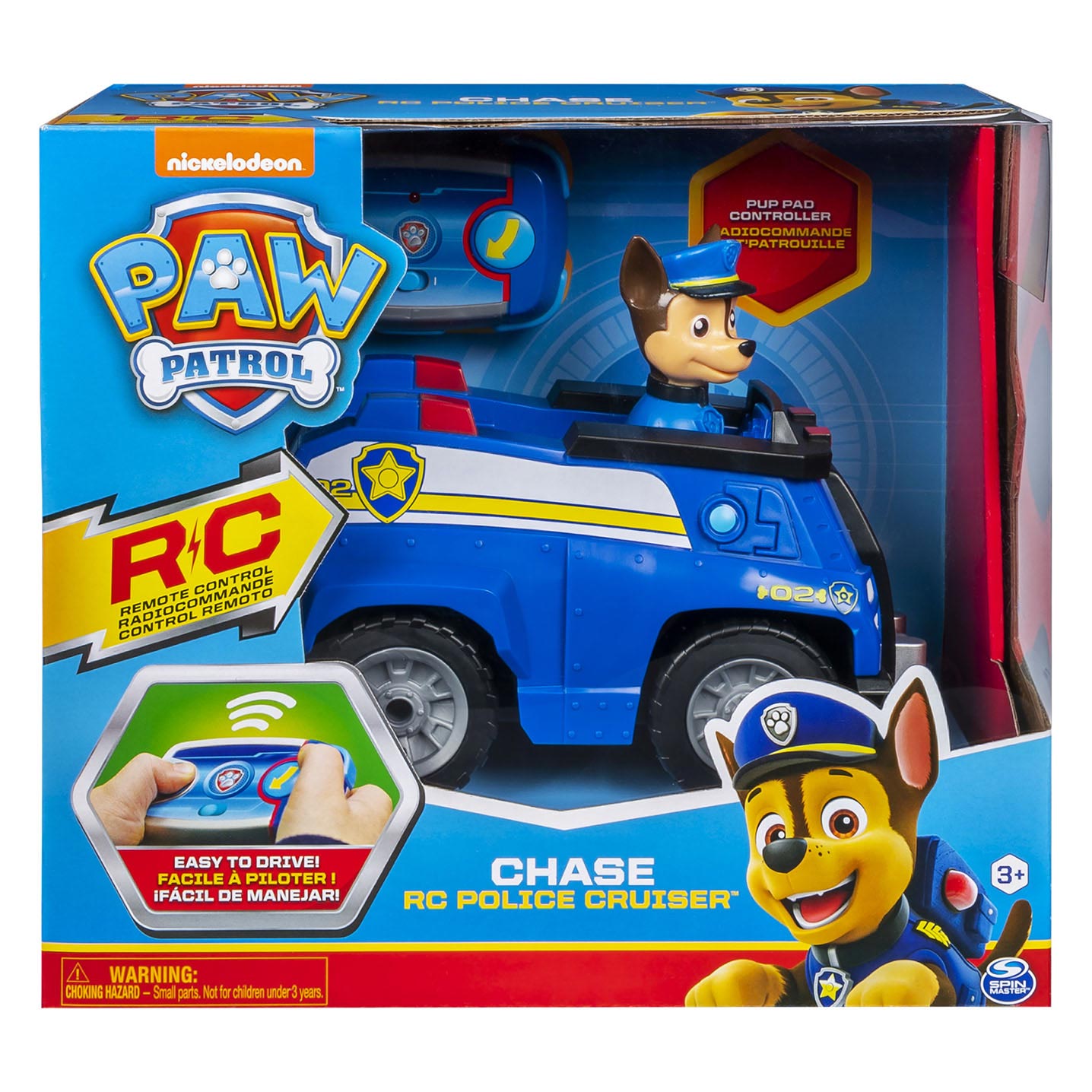 PAW Patrol RC Chase 1:24 Bestuurbare Auto
