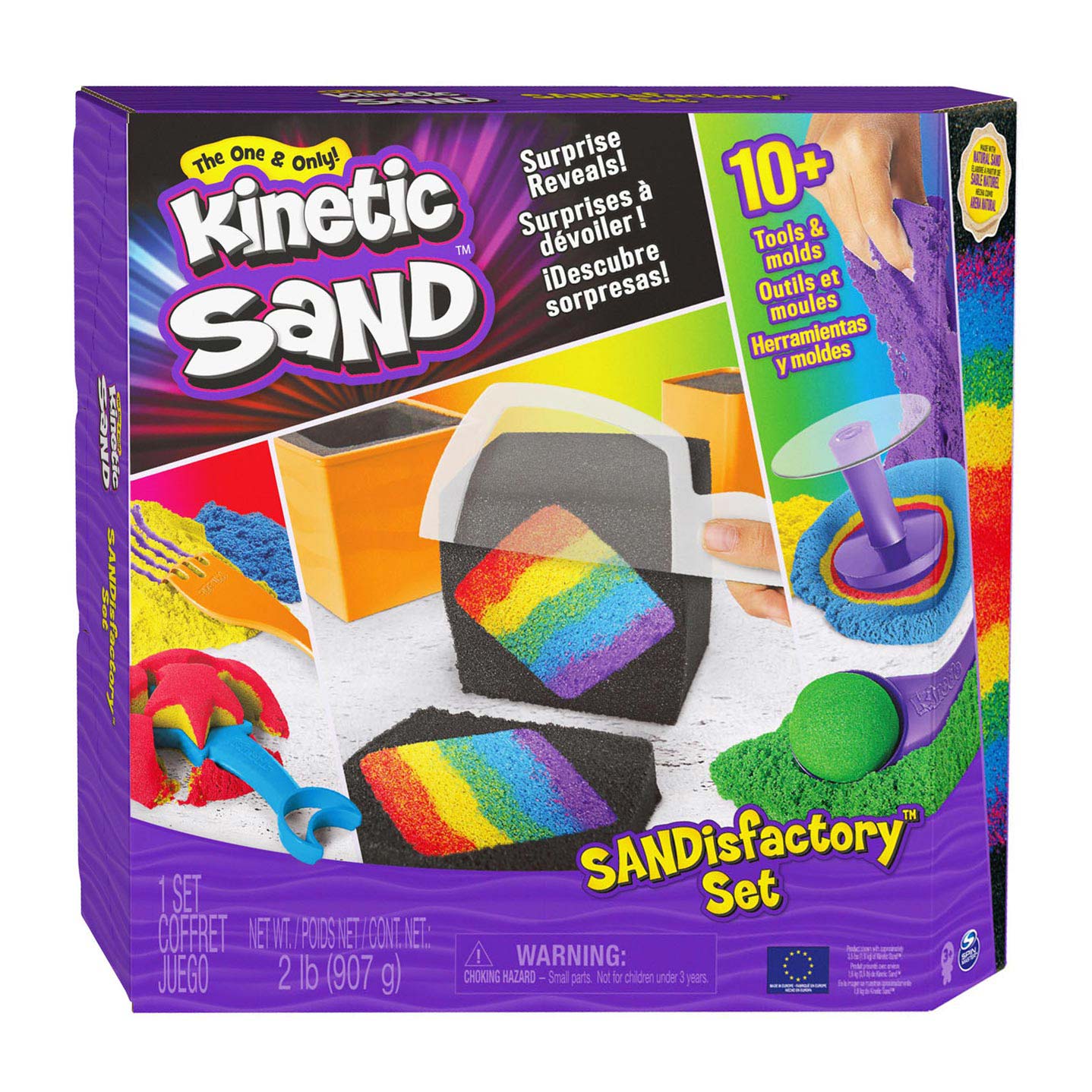 Kinetic Sand - Sandisfactory Speelset, 907gr.
