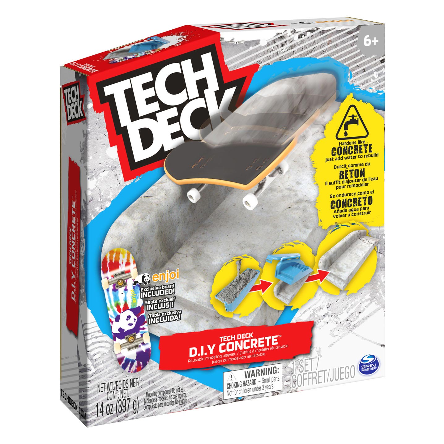 Tech Deck - Concrete Vingerskateboard Speelset