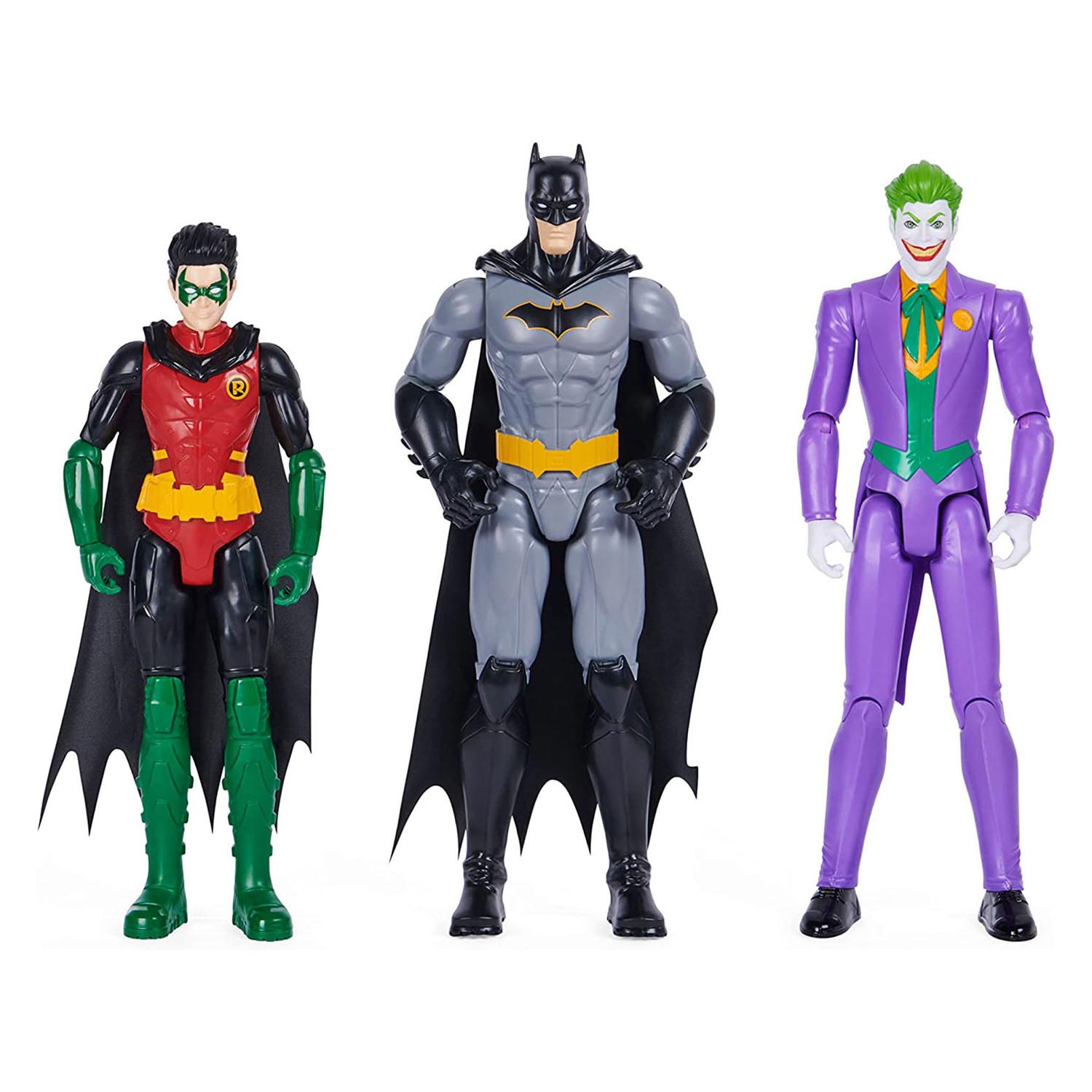 Batman, Robin en Joker Actiefiguren, 30 cm Figures