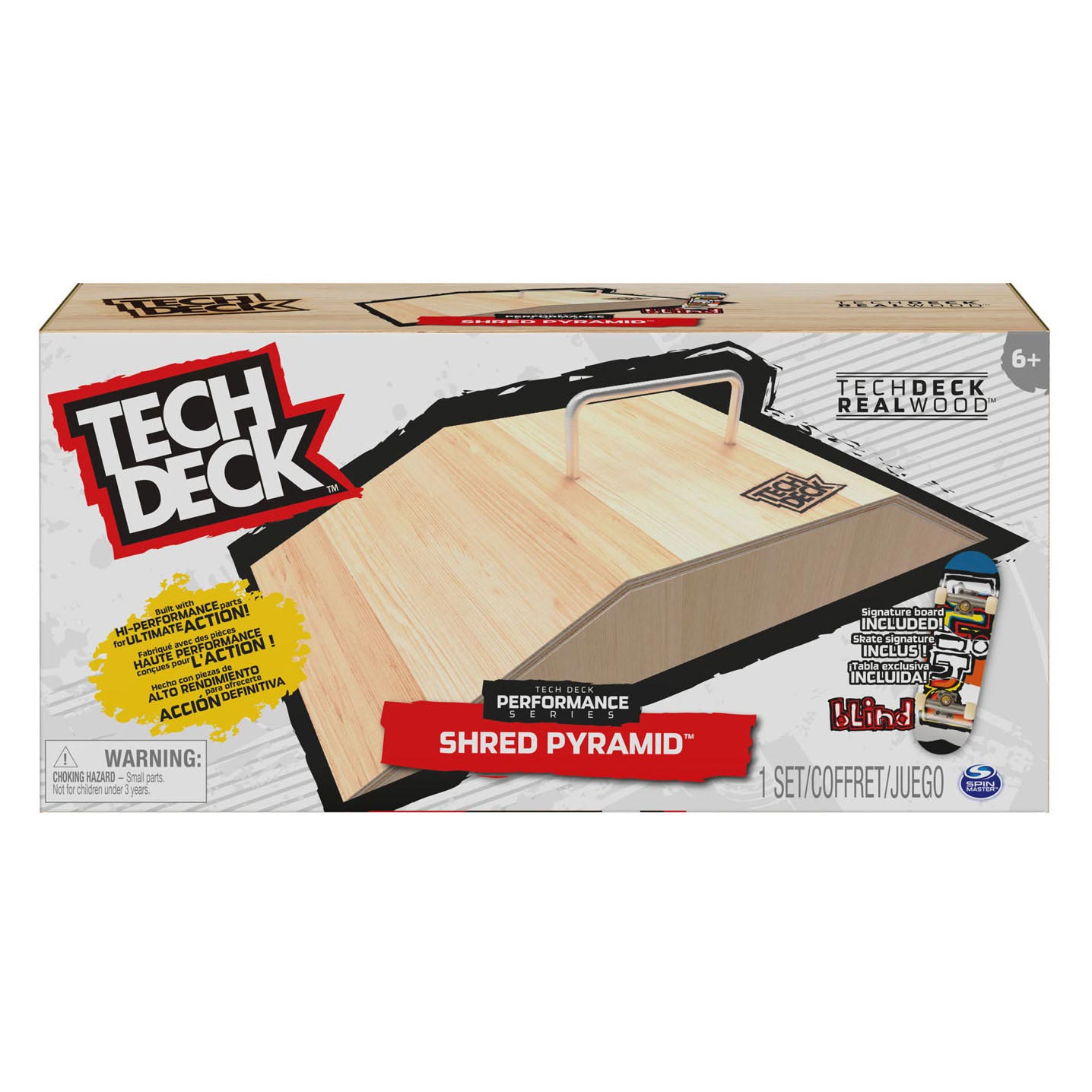 Tech Deck - Rampe Funbox en bois