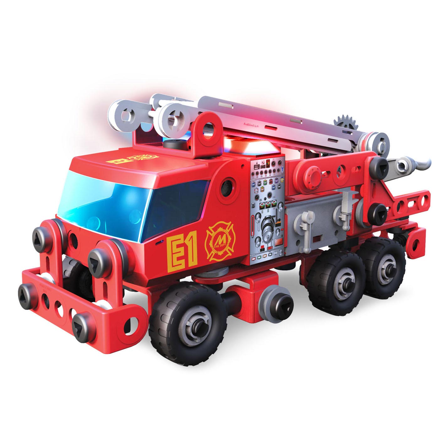 Meccano Junior – Feuerwehrauto STEAM Konstruktionsspielzeug