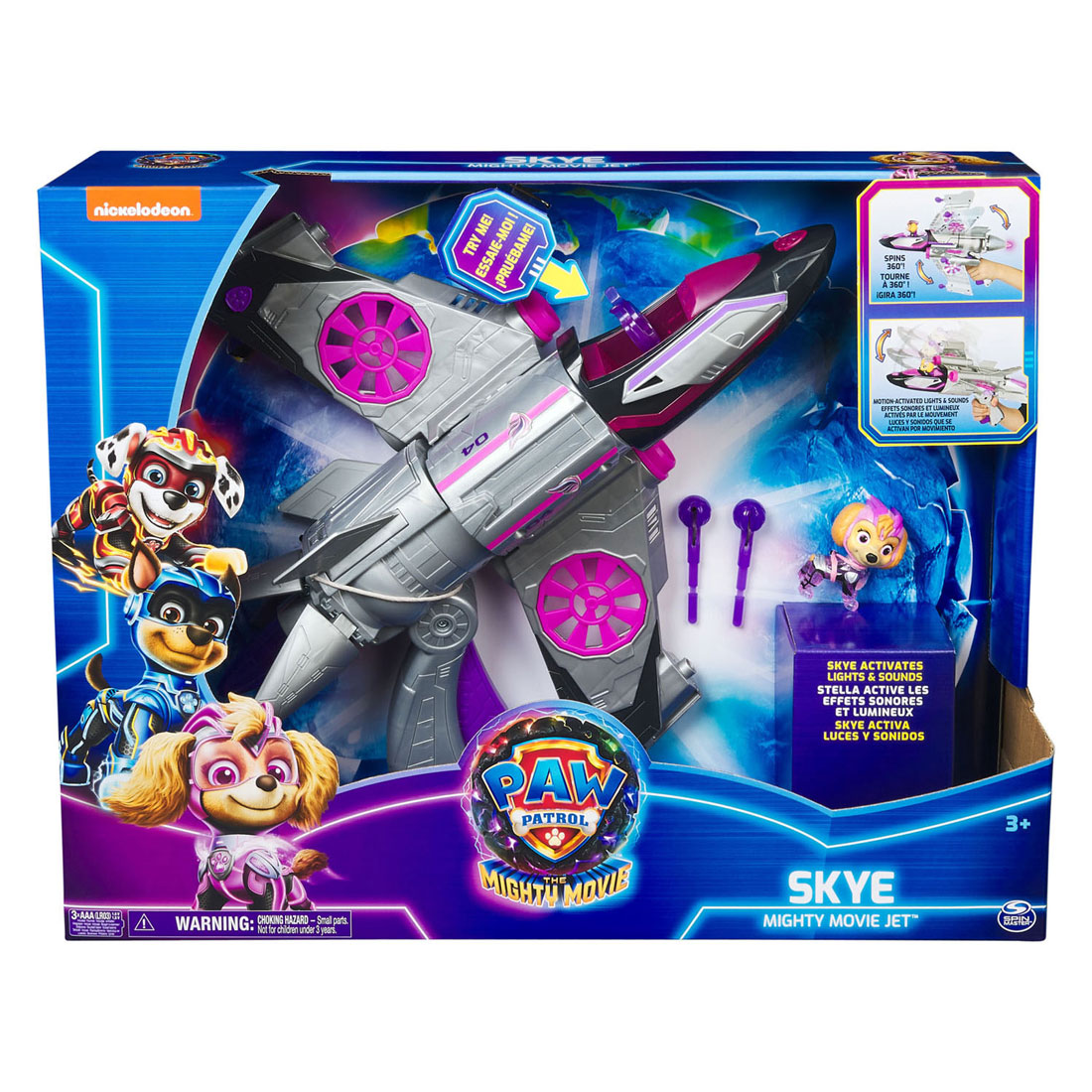 PAW Patrol Skye - The Mighty Movie - Deluxe Vehicles