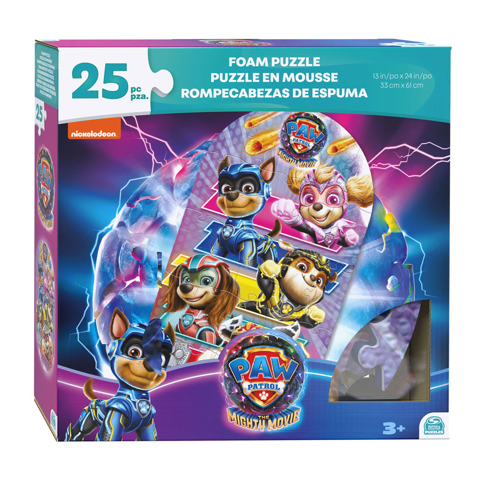 PAW Patrol The Mighty Movie – Schaumstoffpuzzle, 25 Teile.