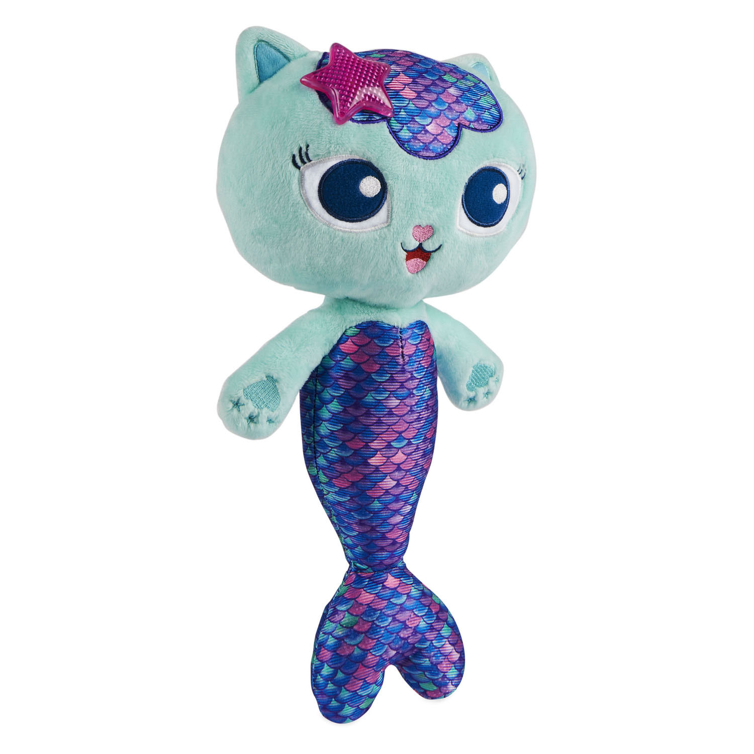 Gabby's Dollhouse – Meerjungfrau-Katze- Plüschtier mit Licht und Ton