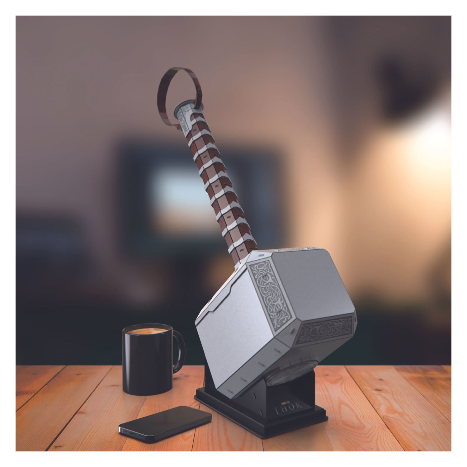 4D Build Marvel Thor Hammer Kartonnen Bouwpakket