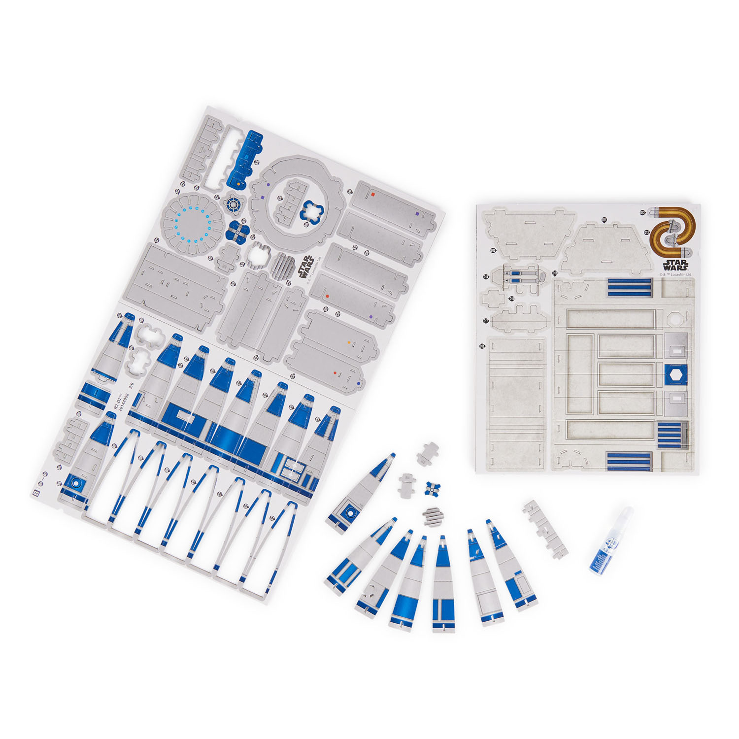 Kit de construction en carton 4D Build Star Wars R2-D2