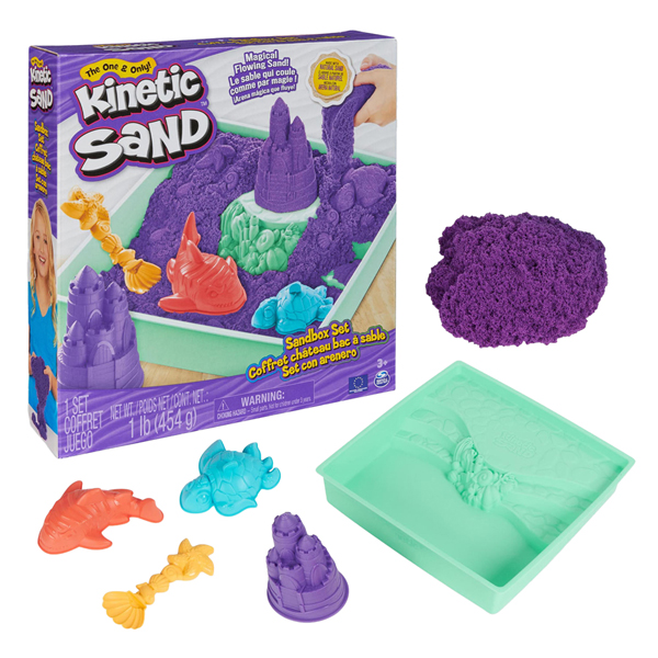 Kinectic Sand Box Paars Speelset