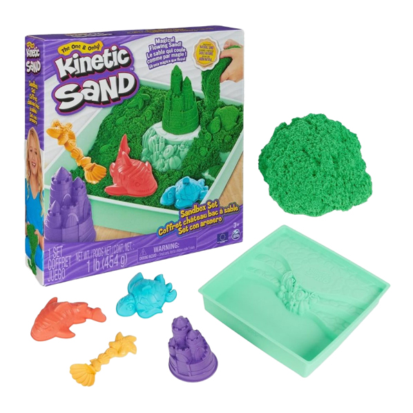 Kinectic Sand Box Groen Speelset