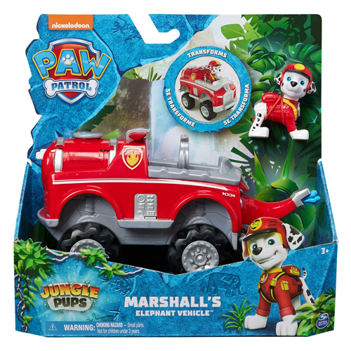 PAW Patrol Jungle Pups Voertuig Speelfiguur - Marshall Elephant