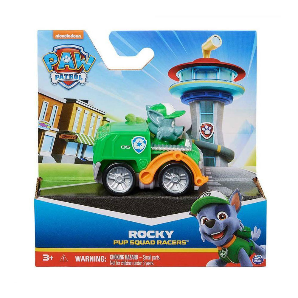 PAW Patrol Pup Squad Racers Speelfiguur - Rocky 