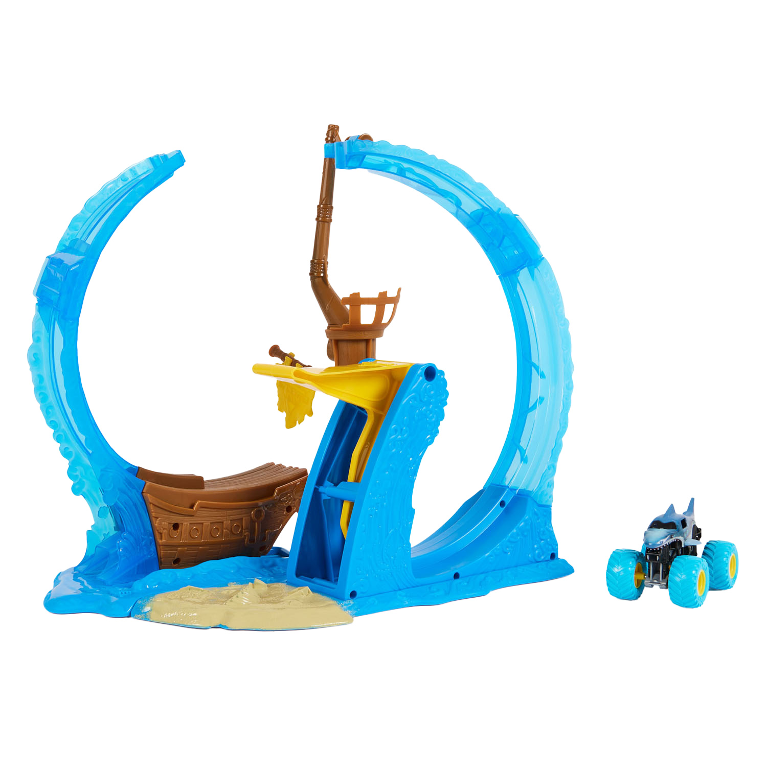 Monster Jam 1:64 Megalodon's Loop of Doom Spielset