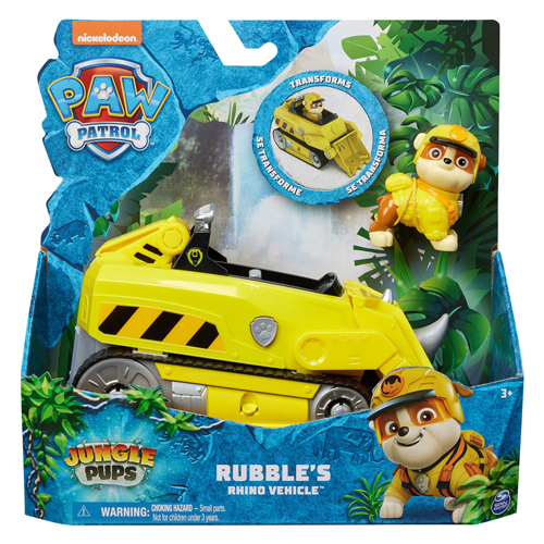 PAW Patrol Jungle Pups Voertuig - Rubble