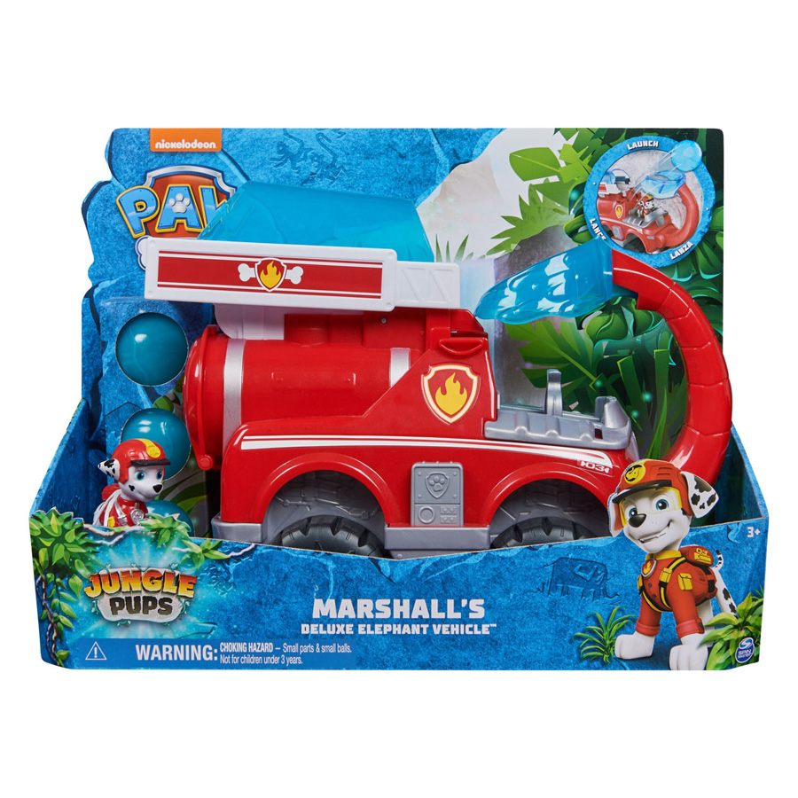 PAW Patrol Jungle Pups Voertuig Deluxe - Marshall