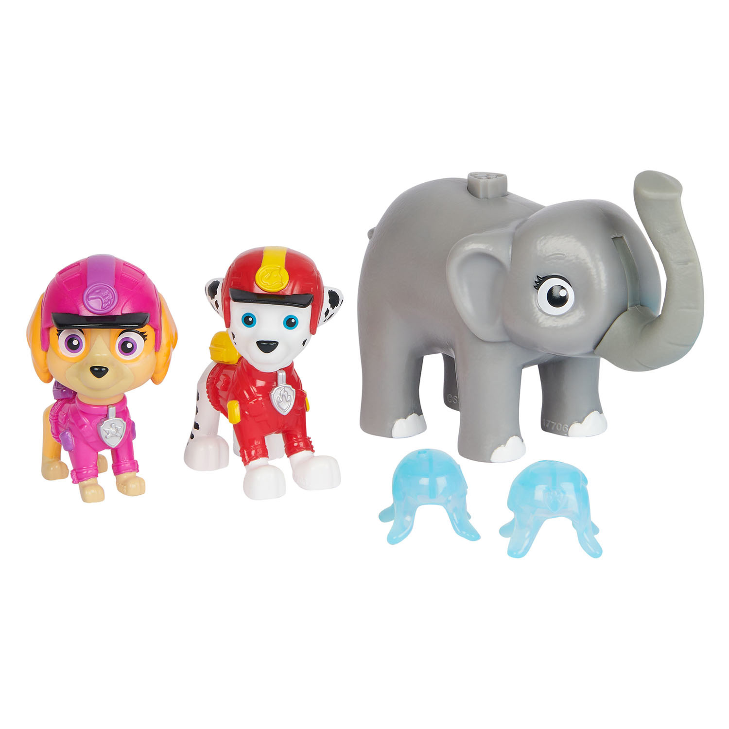 PAW Patrol Jungle Pups Spielzeugfiguren – Marshall, Skye, Elefant, 5 Stück.