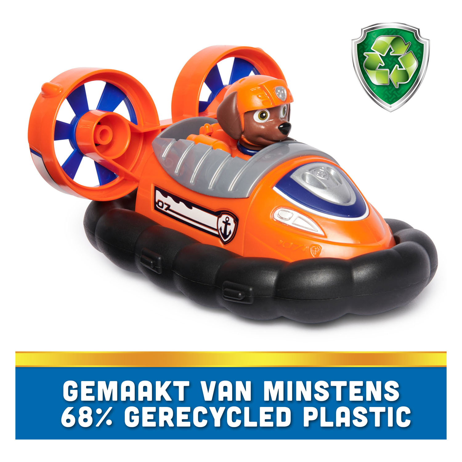 PAW Patrol Voertuig met Speelfiguur - Zuma's Hovercraft