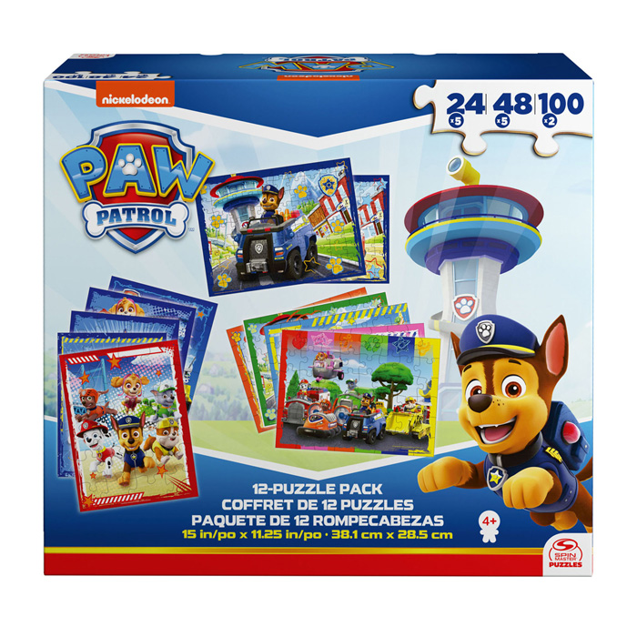 PAW Patrol Houten Puzzel, 12st.