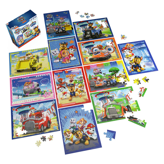 PAW Patrol Houten Puzzel, 12st.