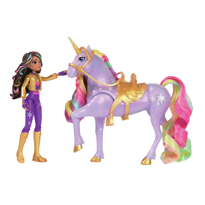 Unicorn Academy - Poupée Sophia et Licorne Wildstar avec Lumière