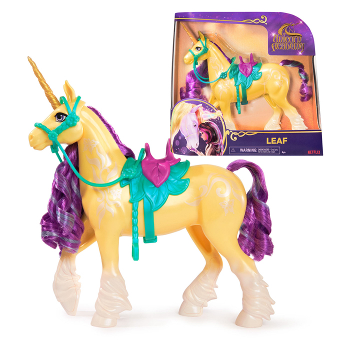 Unicorn Academy – Einhornblatt-Spielfigur, 28 cm