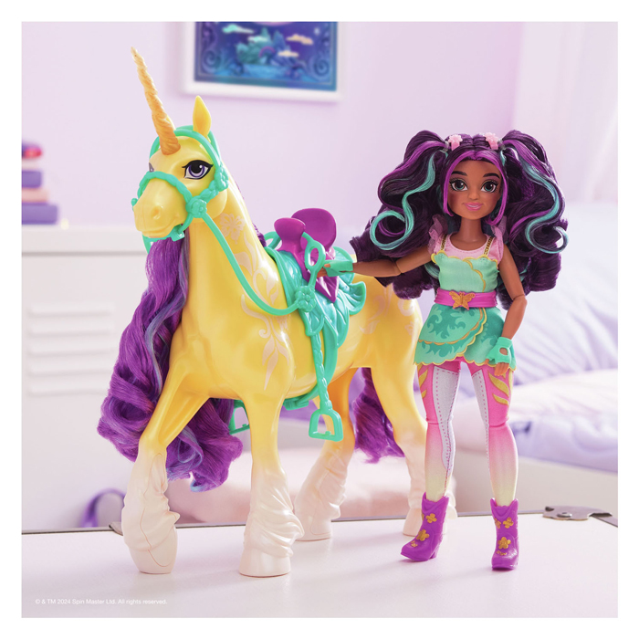 Unicorn Academy – Einhornblatt-Spielfigur, 28 cm