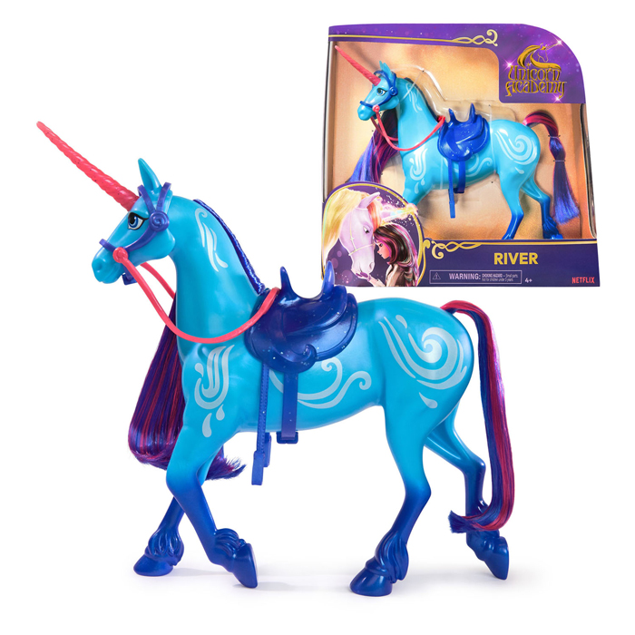 Unicorn Academy - Figurine de jeu Rivière Licorne, 28 cm