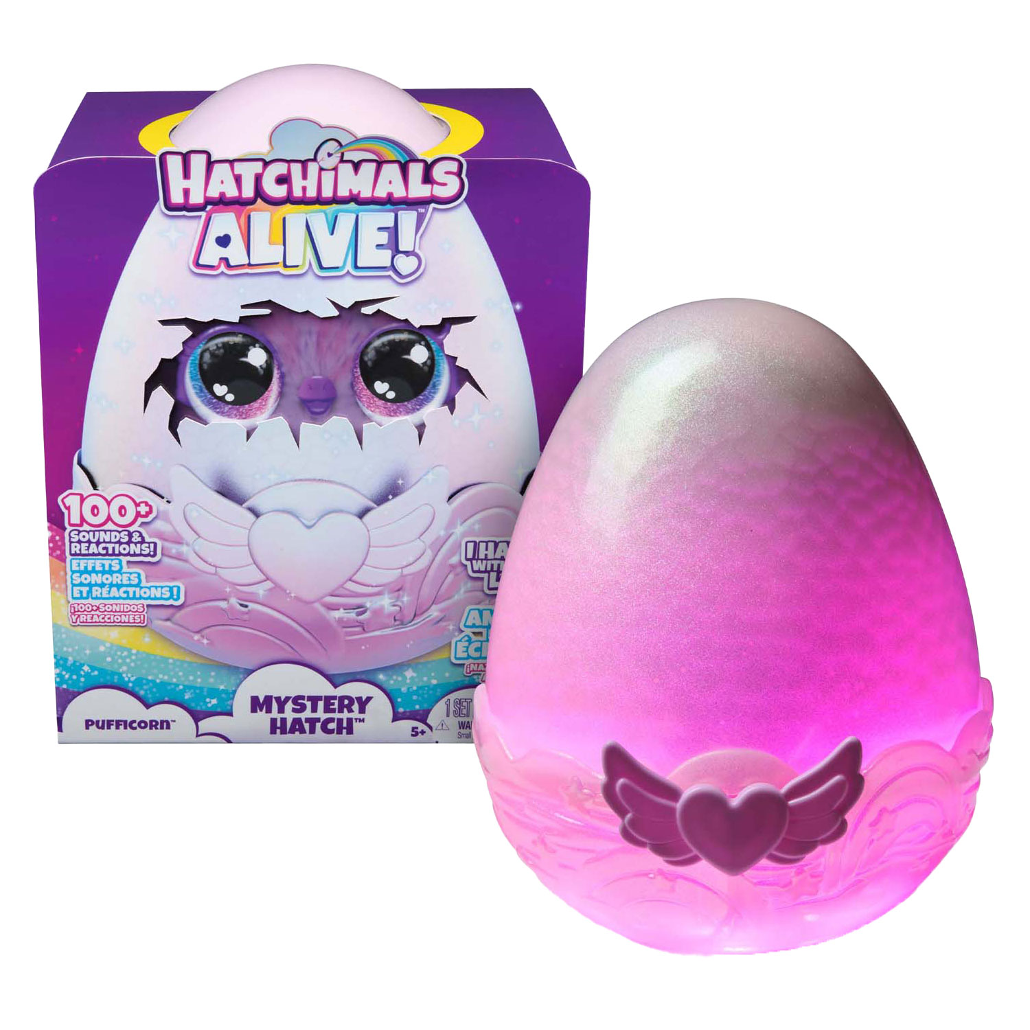 Hatchimals Alive - Oeuf de macareux à trappe secrète