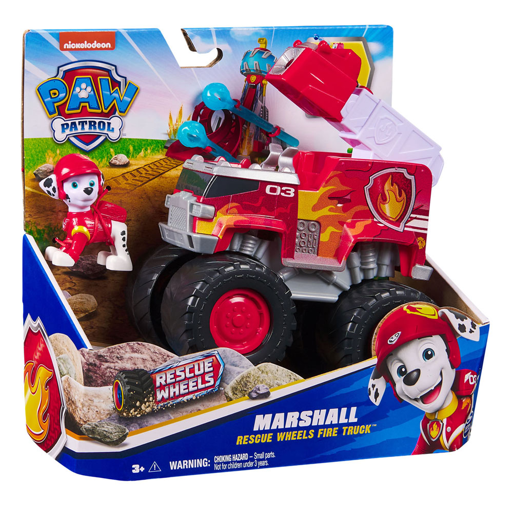 PAW Patrol Rettungsfahrzeug mit Rädern – Marshall