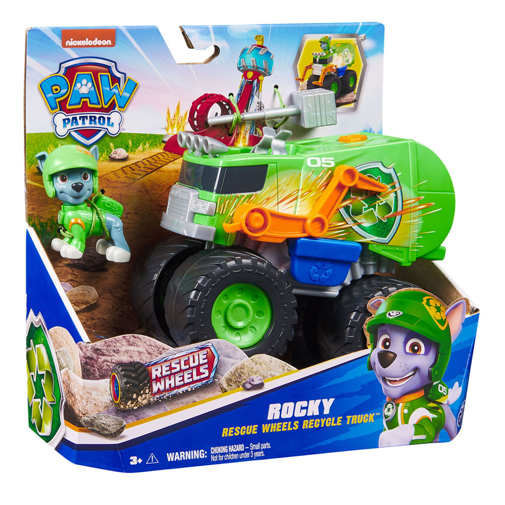 PAW Patrol Rettungsfahrzeug mit Rädern – Rocky