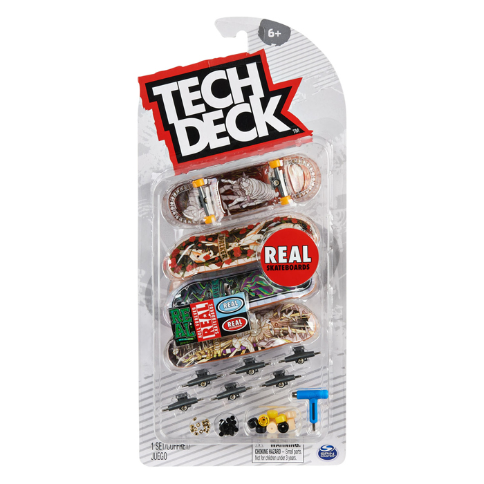 Tech Deck Ultra DLX Finger-Skateboard-Spielset, 4er-Pack