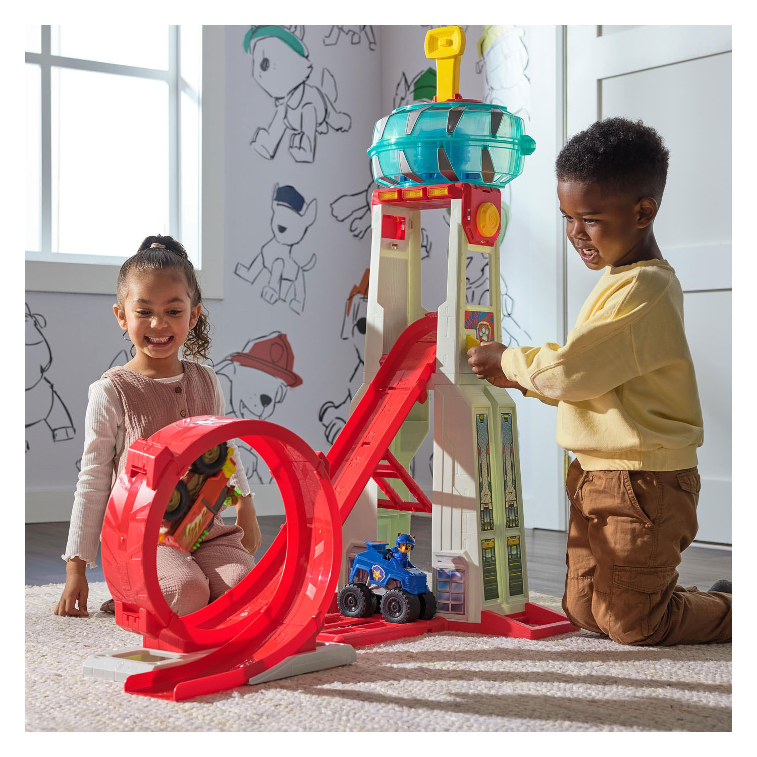 PAW Patrol Rescue Wheels Voertuig - Hoofdkwartier Toren