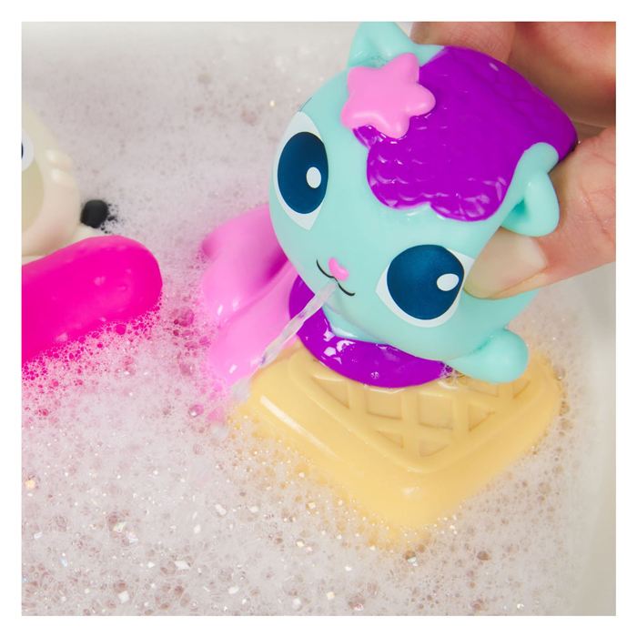 Gabby's Dollhouse Pandy und Mermaid Cat Bath Squirters Spielset