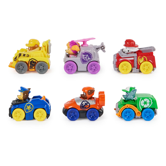 PAW Patrol Pup Squad Racer, 6er-Pack