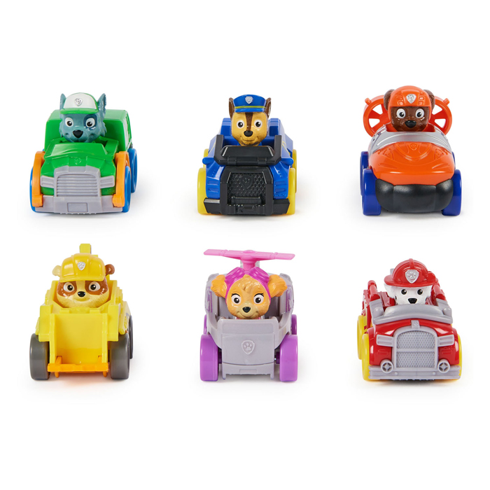 PAW Patrol Pup Squad Racer, 6er-Pack