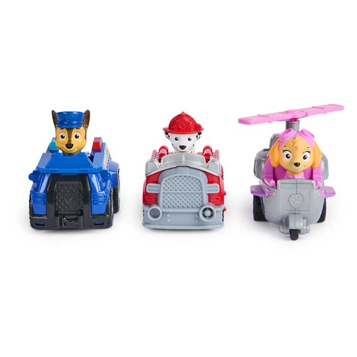 Pat' Patrouille - Pull back Rescue Racers, 3 pcs.