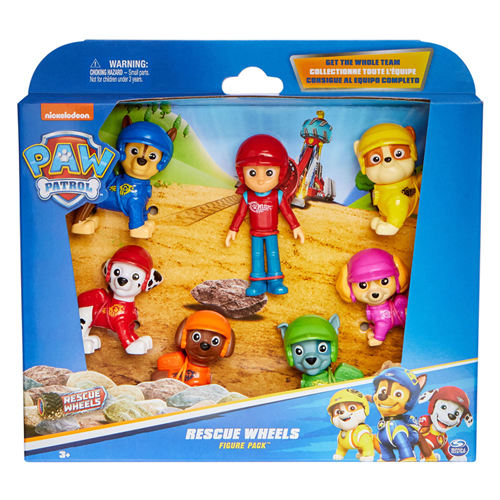 PAW Patrol Rescue Wheels Spielfiguren, 7-tlg.