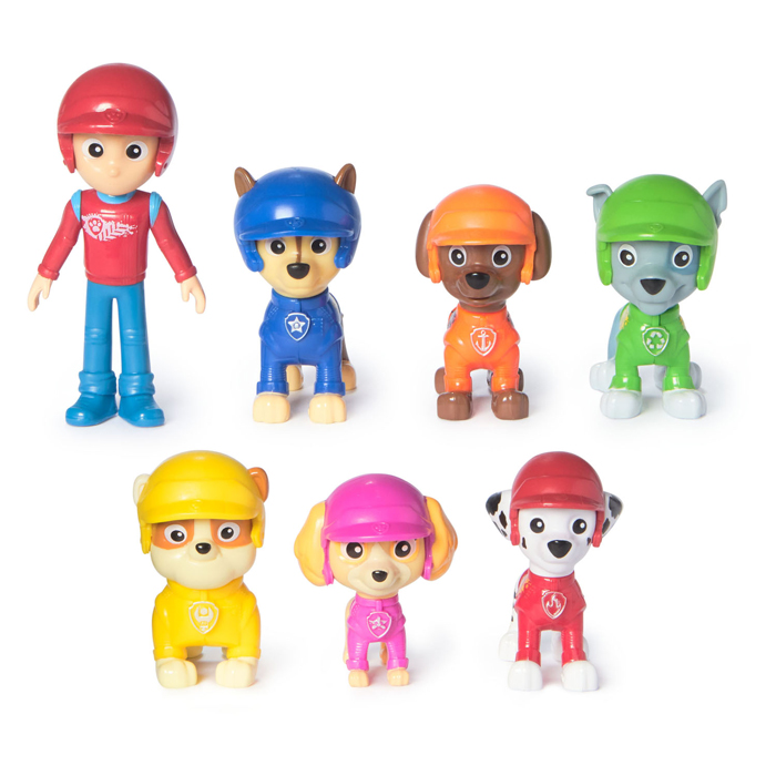 PAW Patrol Rescue Wheels Speelfiguren, 7st.